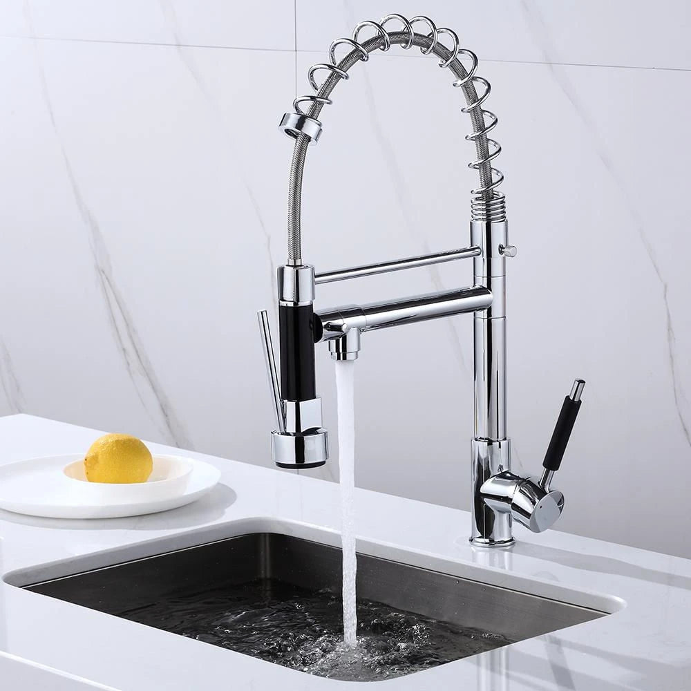 Torneira Gourmet Monocomando com Bica Giratória e Ducha Flexível