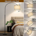 Luminária de Chão Arqueada com Abajur Ajustável
