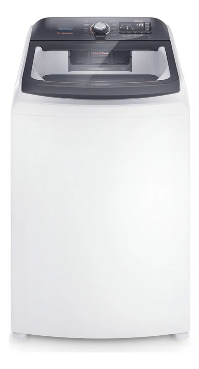 Máquina de lavar 15 kg de abertura superior com cesto inox