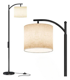 Luminária de Chão Arqueada com Lâmpadas LED