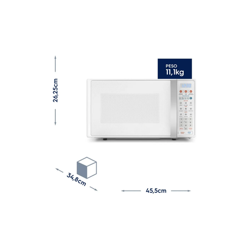Micro-ondas MTO30 20L Com Função Tira Odor e Descongelar