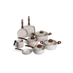 Jogo de Panelas Antiaderente Ceramic 8 Peças