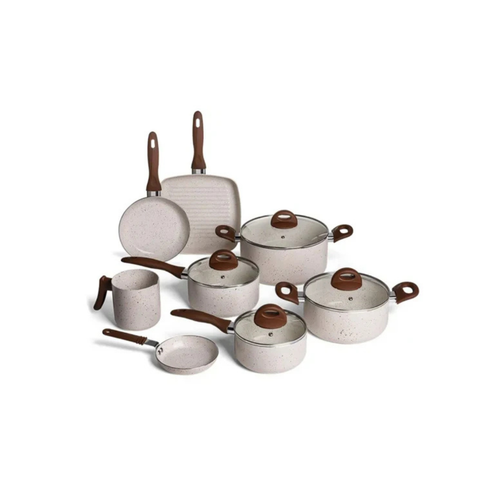 Jogo de Panelas Antiaderente Ceramic 8 Peças