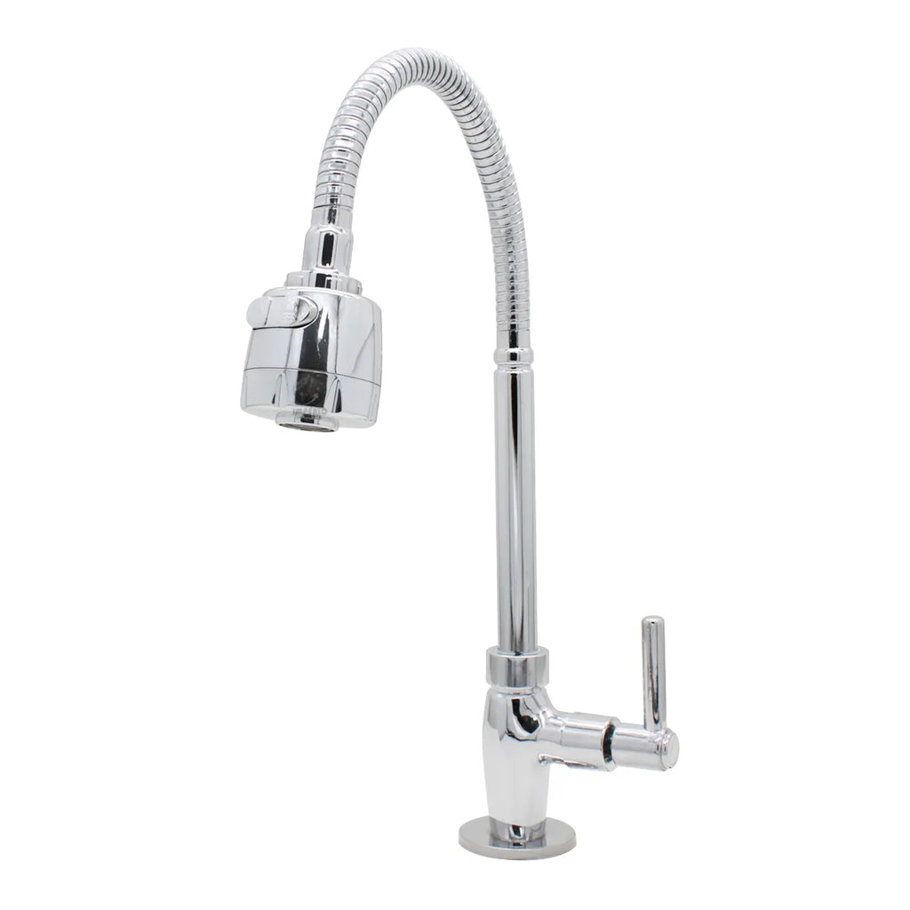 Torneira Cozinha Gourmet Bancada com Tubo Flexível